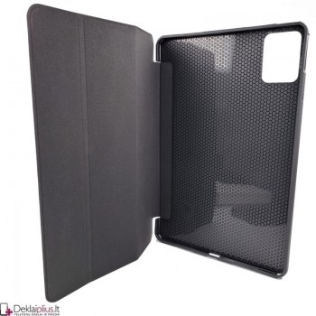 Smart soft dirbtinės odos dėklas - juodas (Lenovo Tab M11 (11)
